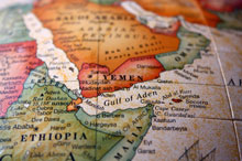 Map showing Yemen