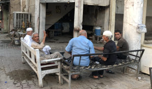 Baghdad, group of men